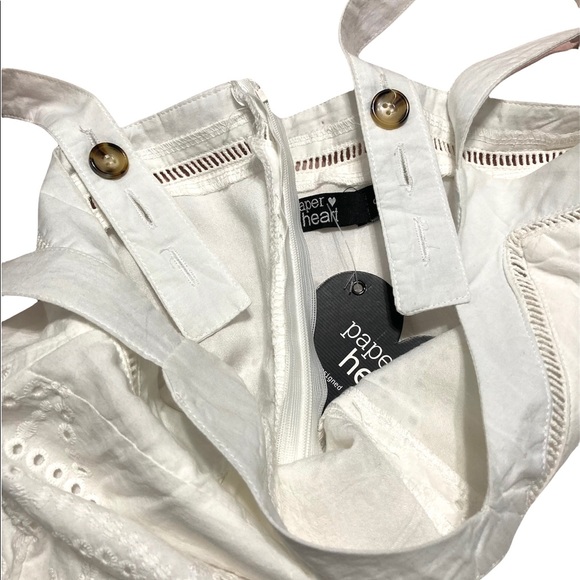 🔥SM•NWT•PAPER HEART•BEAUTIFUL WHITE EYELET LACE SUMMER DRESS🔥 - Picture 7 of 9